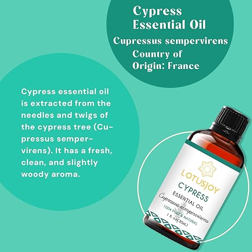 Miniatura 3 de Aceite esencial de ciprés para difusor de jabón para la piel, aceite de ciprés natural 100% puro, 1 onza