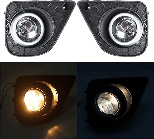 Miniatura 3 de SEBLAFF Paquete de 2 luces antiniebla de conducción de parachoques delantero (LH y RH) de repuesto para Accord Coupe 2013-2015