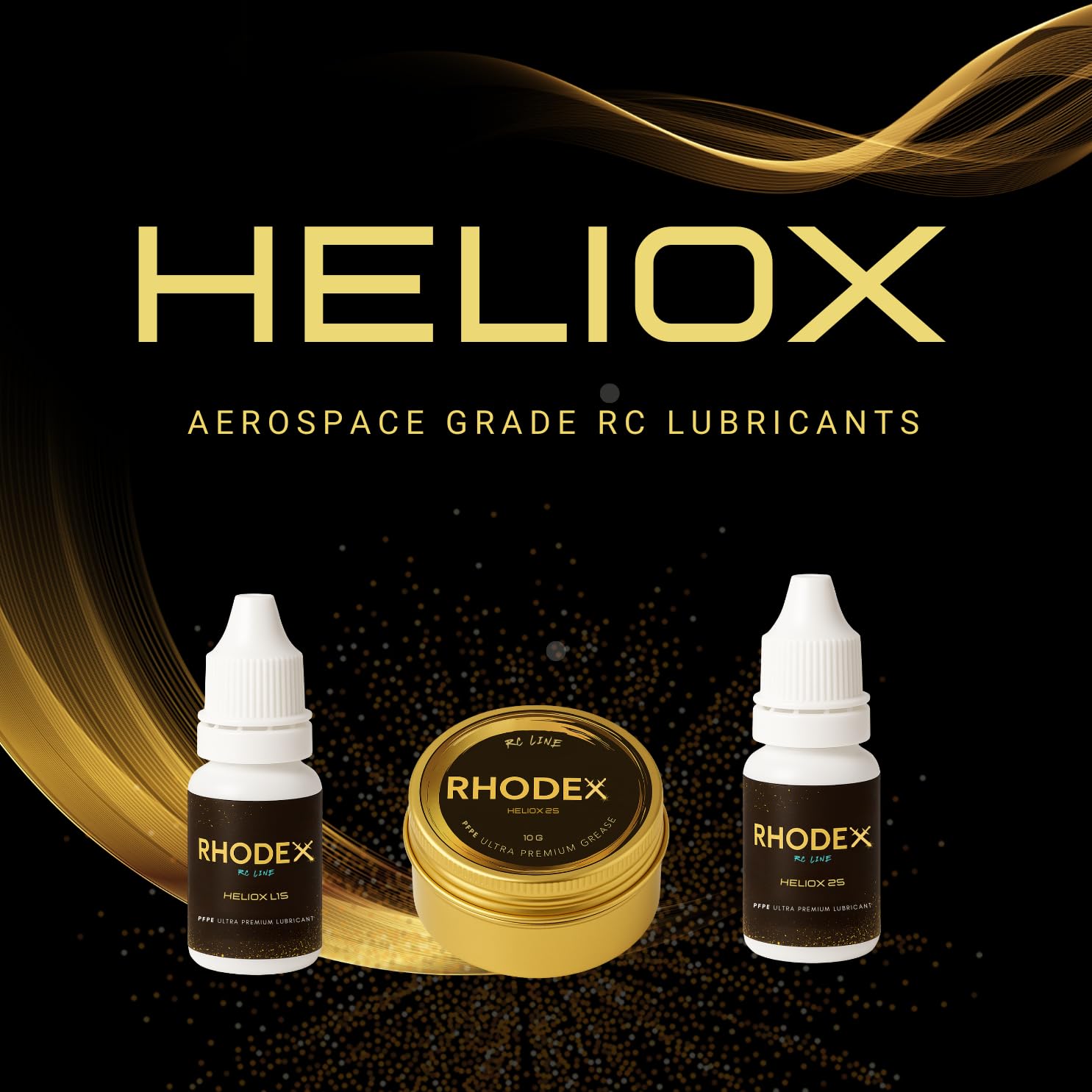 Rhodex RC Line Heliox RC Master Kit, Aerospace-Grade PFPE Lubrication System, Grease - Image 3