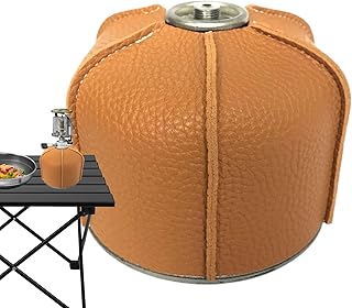 Cubierta De Bidon, Protectores De Tubería De Aire Exterior, Cubierta Protectora De PU Para La Estufa De Campamento | Cubierta Decorativa Para Estufas De Cocina, Campamentos Y Actividades Al Aire