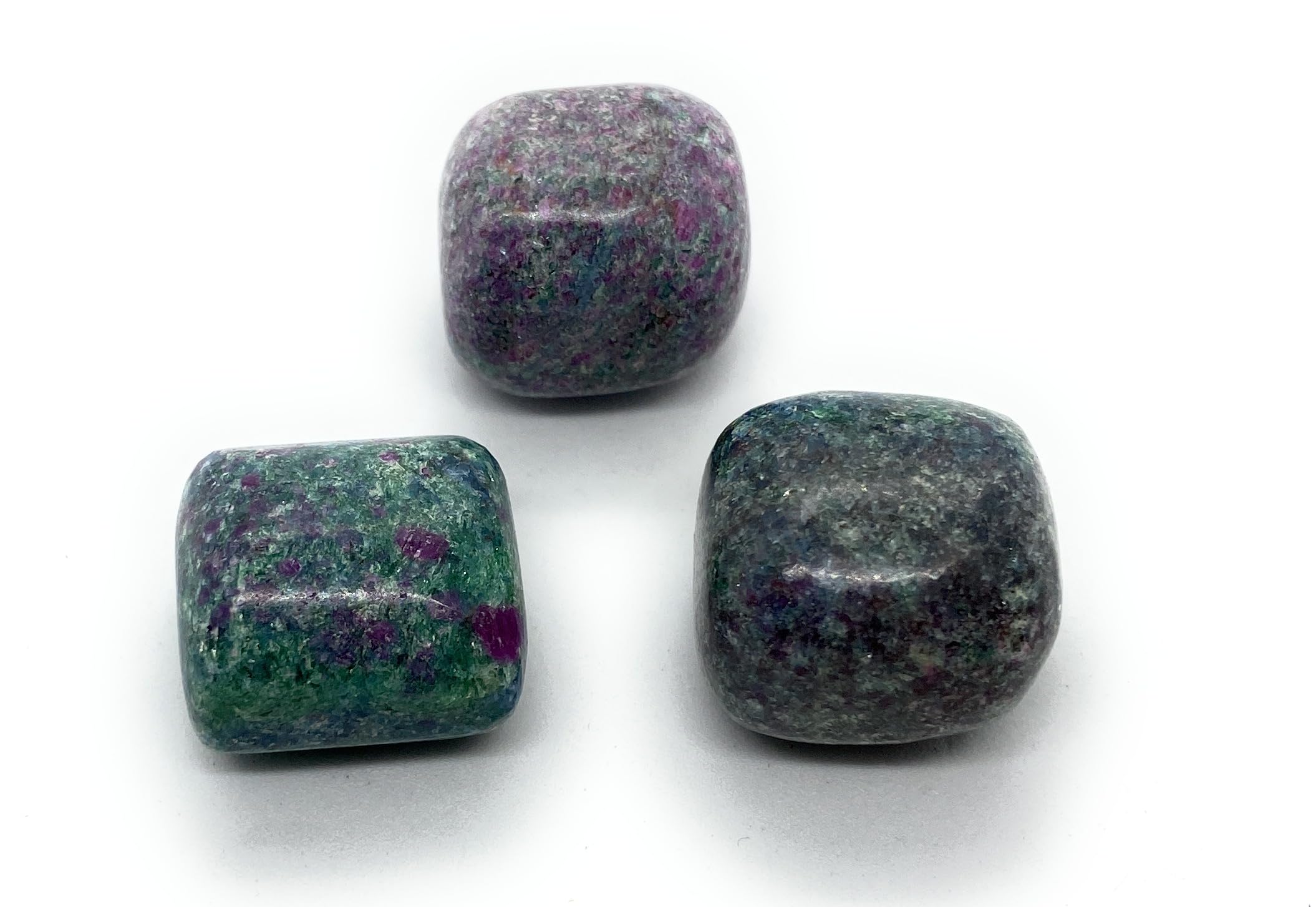Ruby in Fuchsite Medium (2 cm) Crystal Tumbled Stone - 1 Pc - Image 2