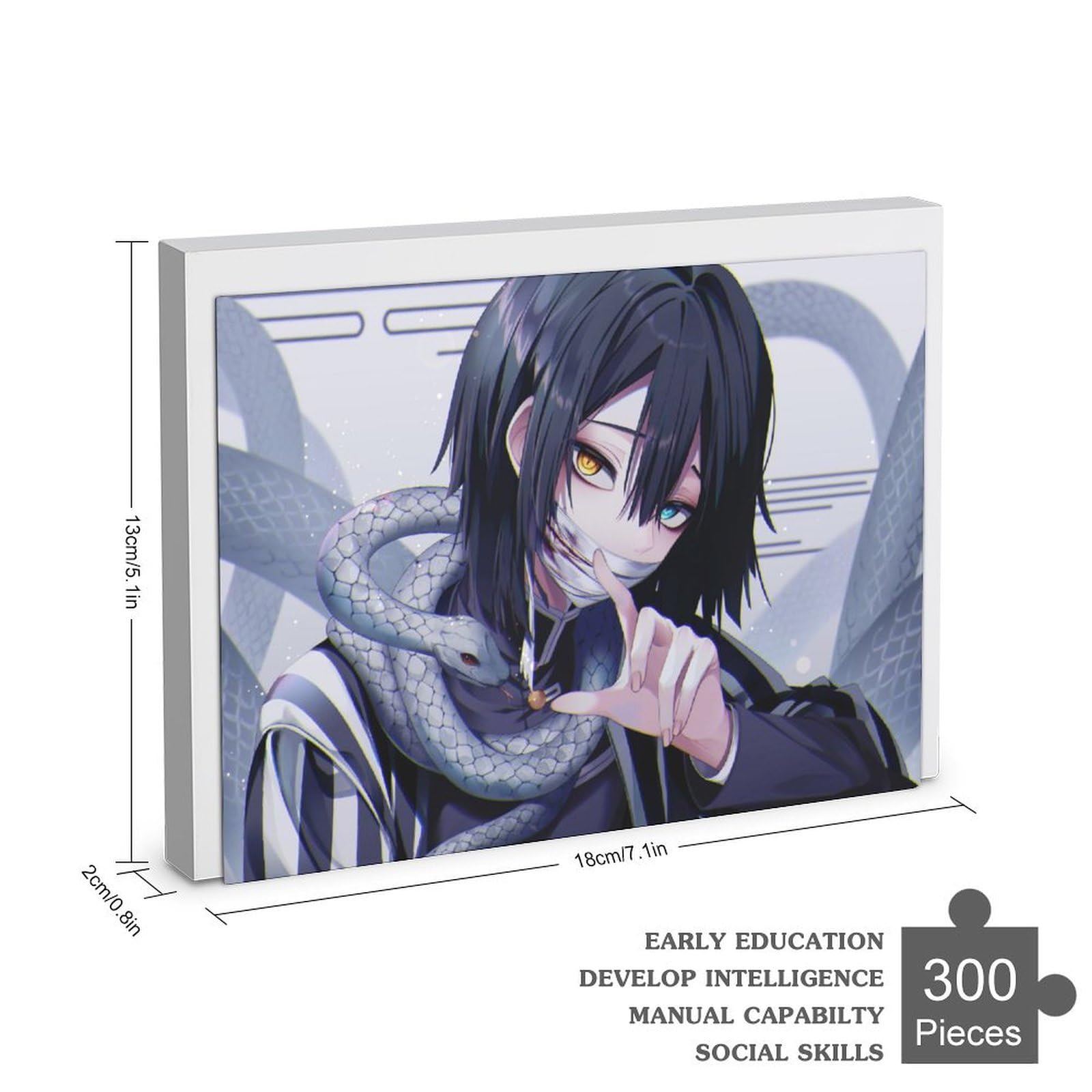 Amazon.co.jp: 鬼滅の刃 ジグソーパズル 300 PCS GM766-伊黒小芭内い