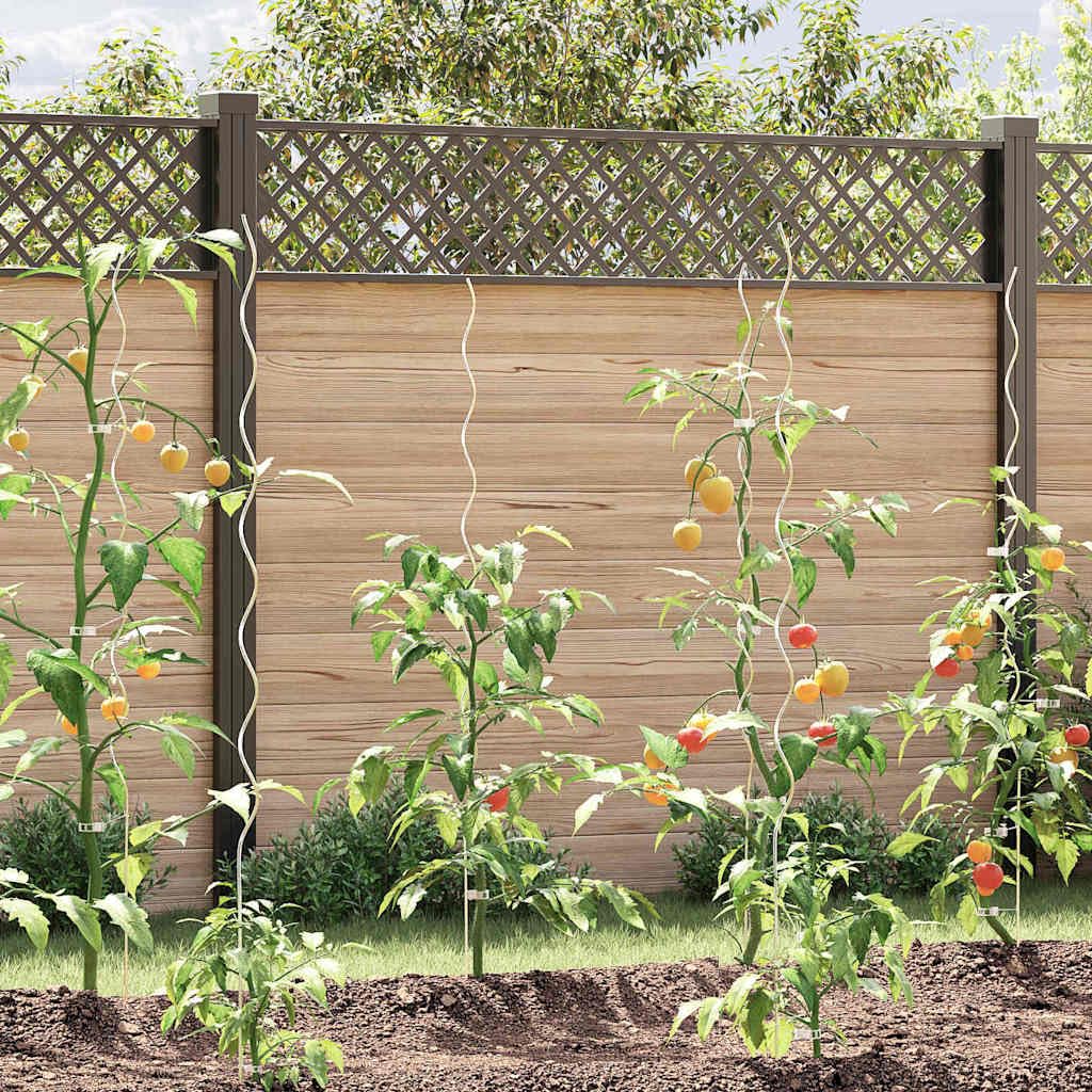 Spiral Pflanzenstütze Stahl 150 cm, 50 Stück Kletterpflanzenstütze für Garten, Pflanzstab aus robustem Stahl mit minimalistischem Design für Bohnen und Reben, platzsparend