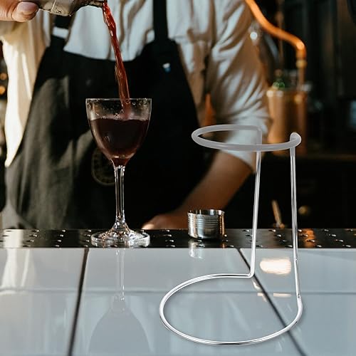 Miniatura 2 de DOITOOL Soporte de secado para decantador de vino decantador de vidrio soporte para secadora de hierro soporte para copa de copa de vino soporte