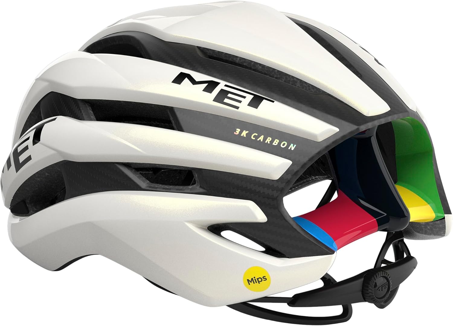 MET Trenta 3K Carbon MIPS Road Bike Helmet | Aerodynamic Racing Helmet for Adults, Carbon Fiber Construction, MIPS AIR Tech, Sunglasses Port