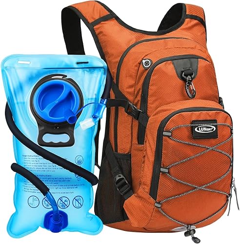 Miniatura 9 de Mochila de hidratación con vejiga de agua de 3 litros, mochila de hidratación aislada para correr, mochila de agua ligera para senderismo, ciclismo,