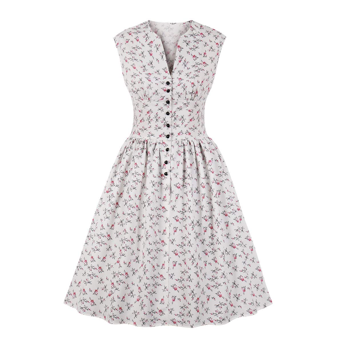 Robe de soirée de fête de mariage style 1950s rockabilly - 3