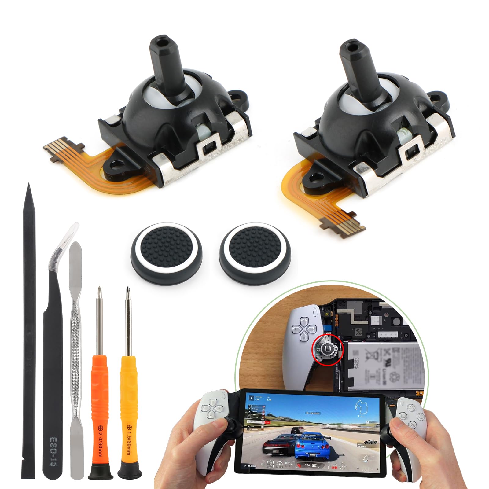 Amazon.com: Hall Effect Joysticks for PS5 Portal/PSVR2 Left