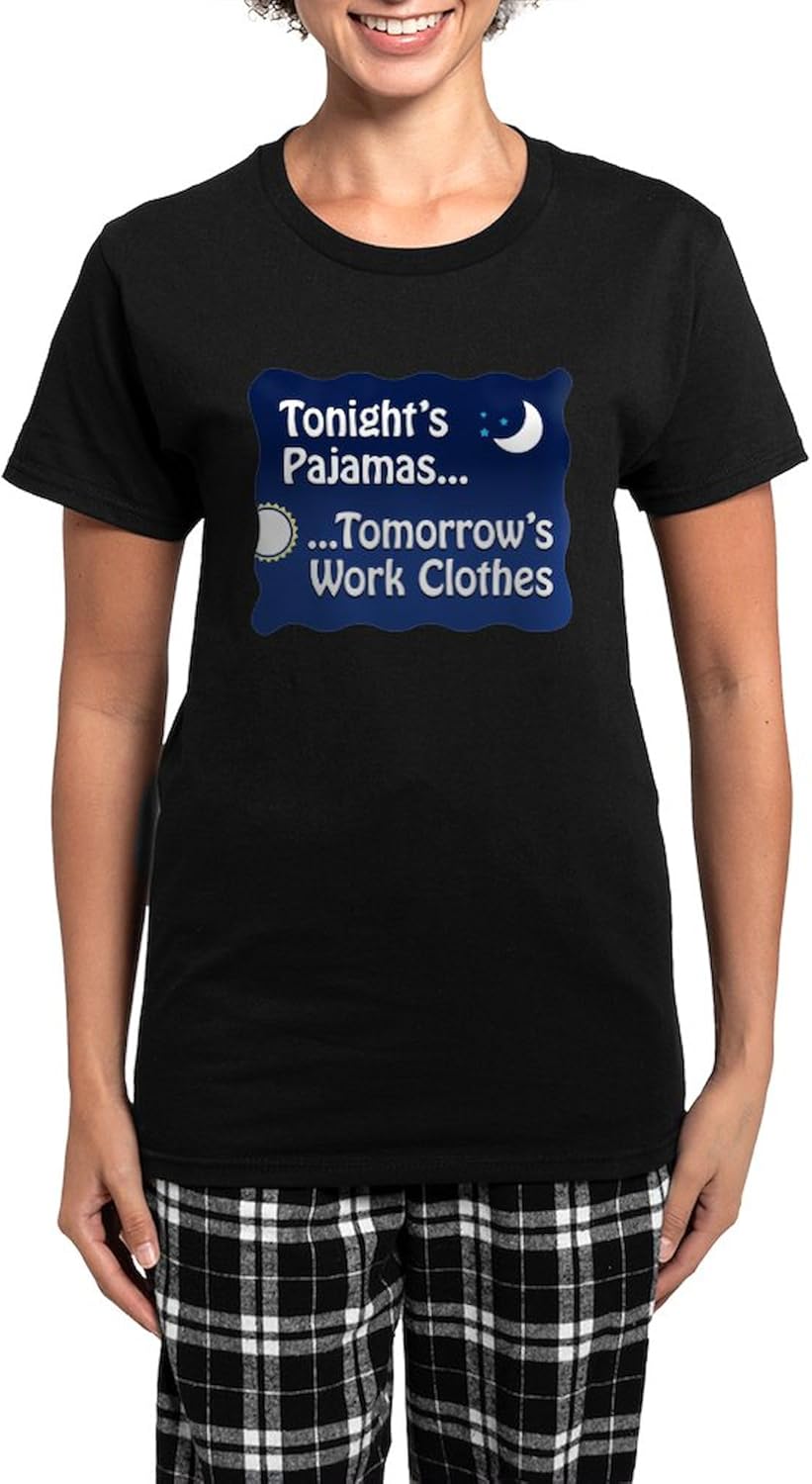 CafePress Tomorrow's Pajamas Pajamas Womens Novelty PJ Sleepwear