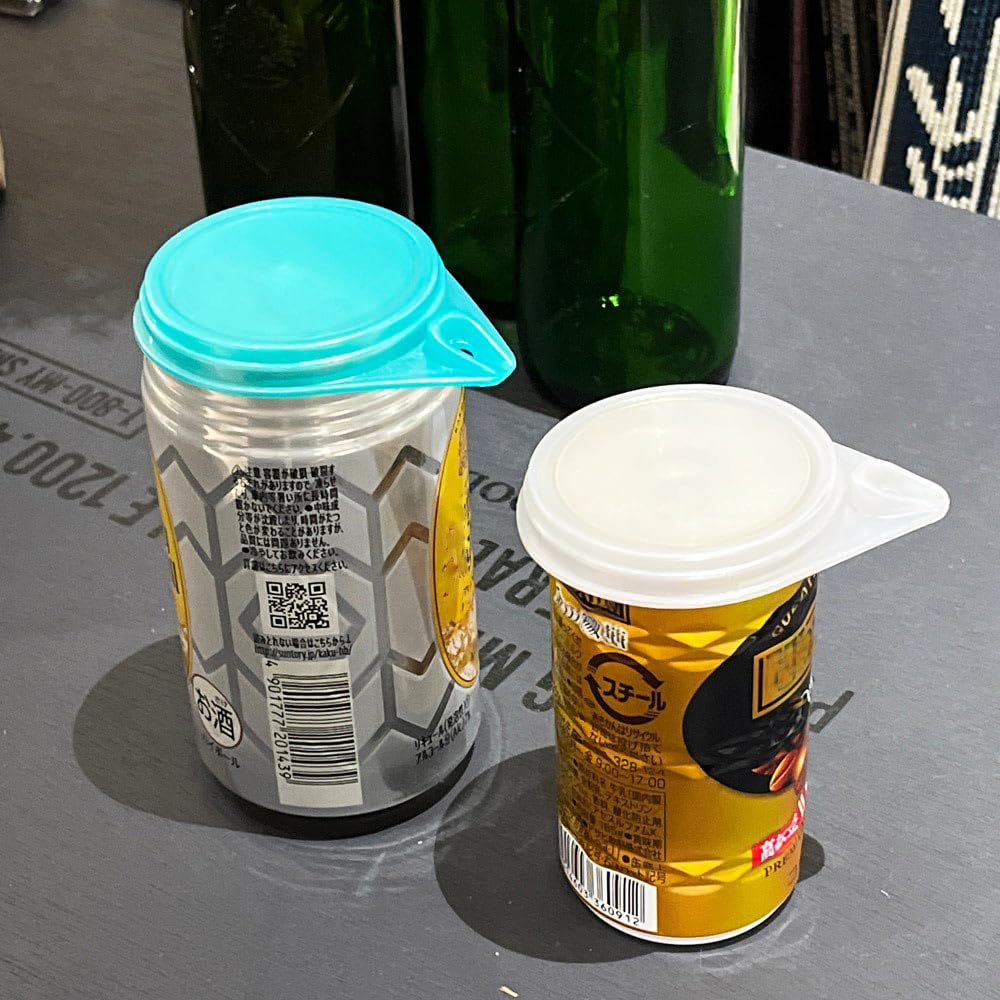 Amazon.co.jp: 缶キャップ 缶 ふた 飲みかけ 炭酸 缶飲料にふたをする