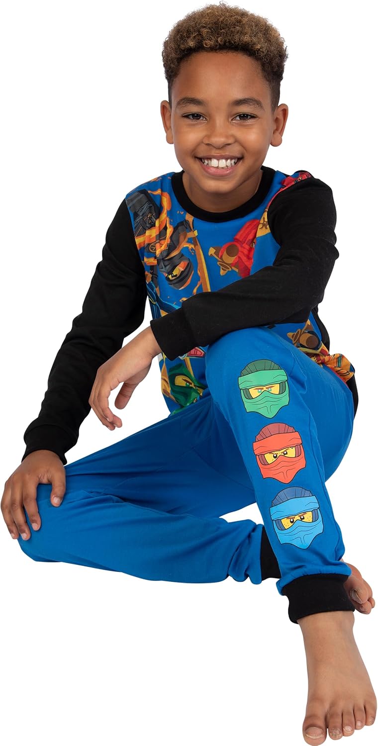 LEGO Ninjago Pajamas, Kai, Jay And Lloyd Boys Pajamas, Ninja Pjs For Boys, Kids Pajama Set