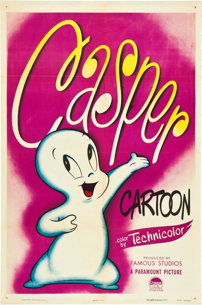 Amazon.com: Casper The Friendly Ghost 1945 Movie Poster