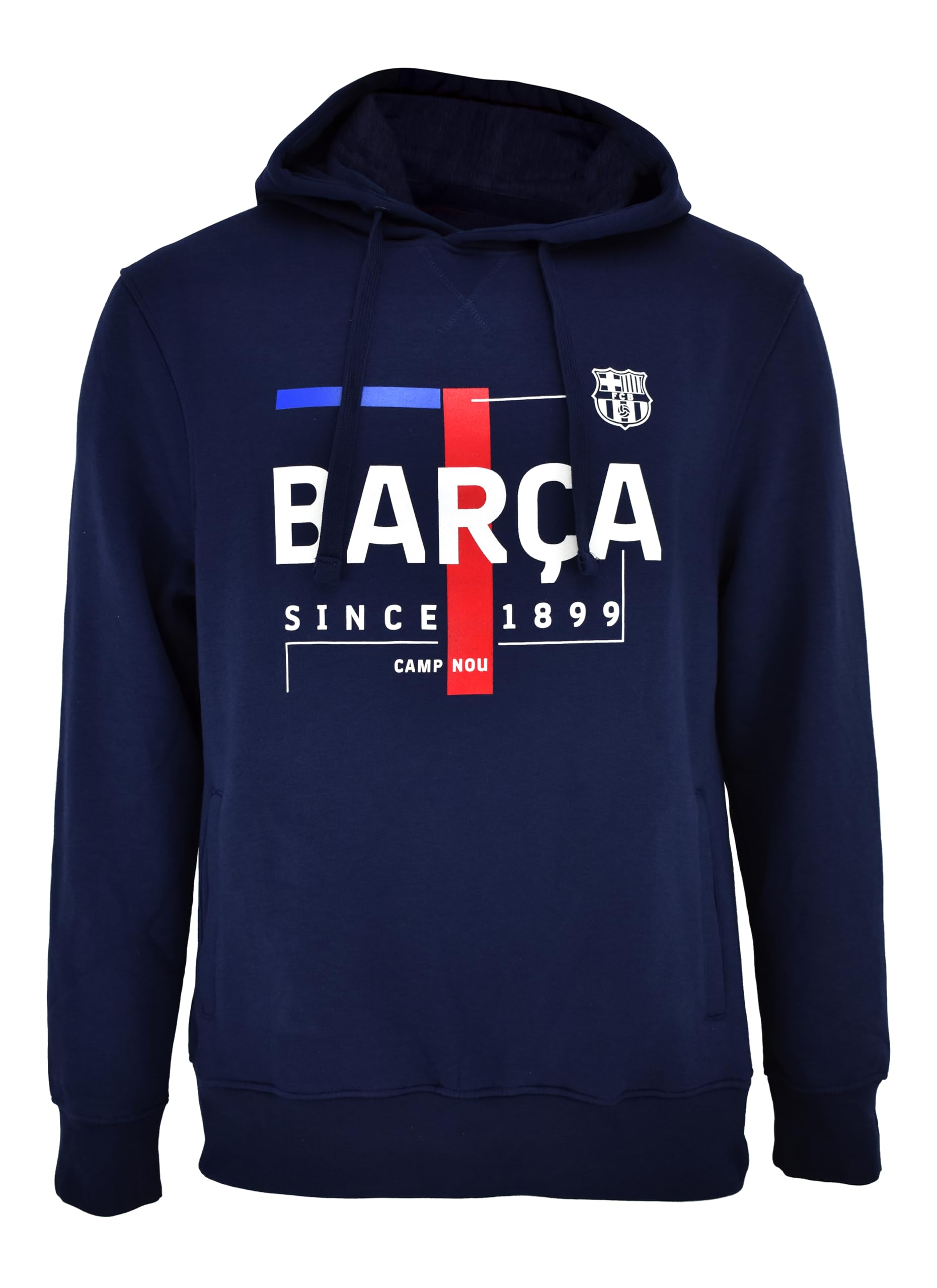 FC Barcelona Oficial Text Barça Sudadera con Capucha Unisex Adulto