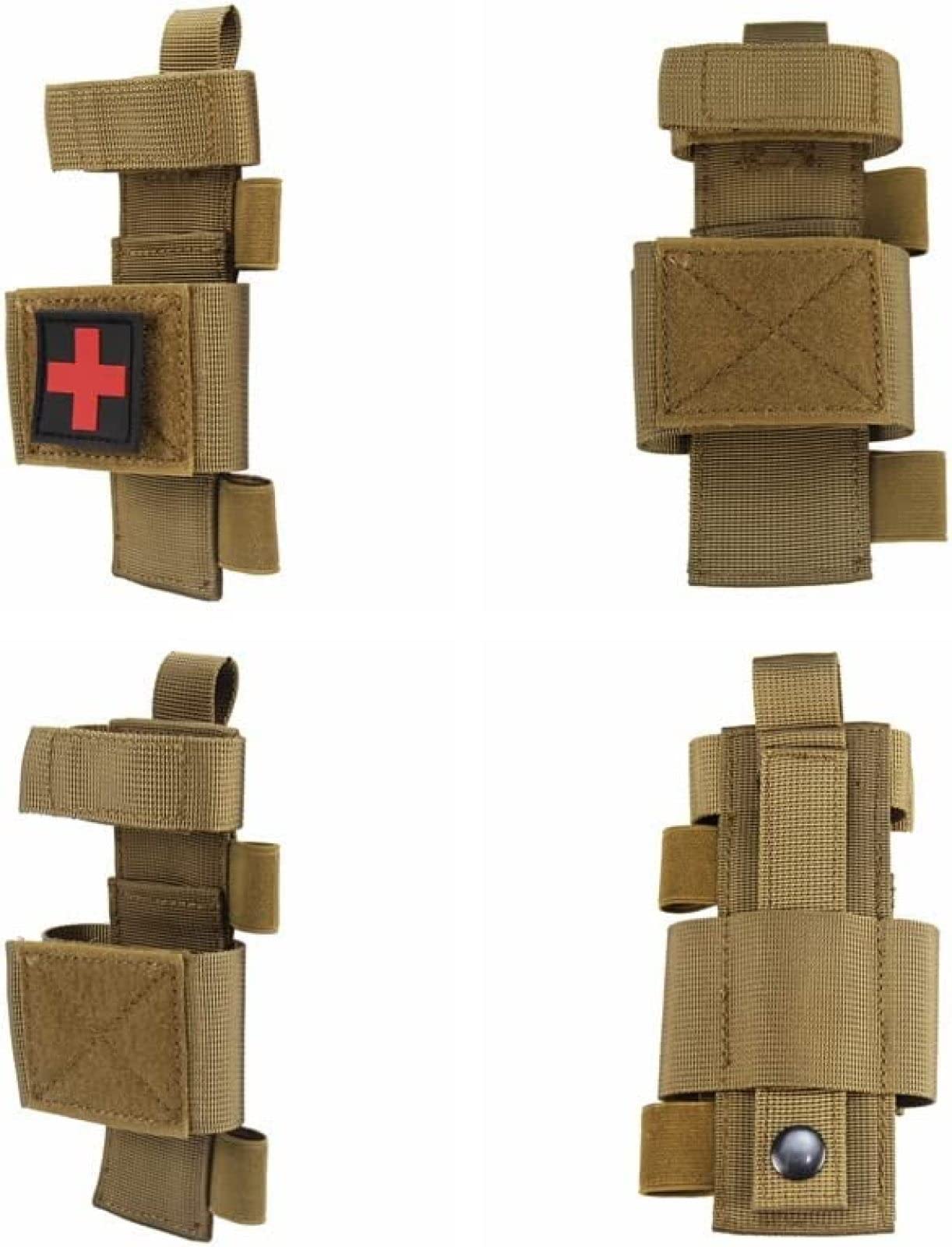 Tourniquet-Tasche, Erste-Hilfe-Survival-Schertasche, Notfall-Tourniquet-Tasche, Überlebensausrüstung, für Überlebenswerkzeug, Erste-Hilfe-Zubehör, Überlebensausrüstung, D, 10 Stück