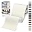 OAZ 4 x 79 inch Canvas Repair Patches Fabric Patch Self-Adhesive Canvas Repair Tape Waterproof Outdoor Gear Patch Kit for Boat Cover Awning Sofa Chair Couch Tent Bag (Ivory White)
