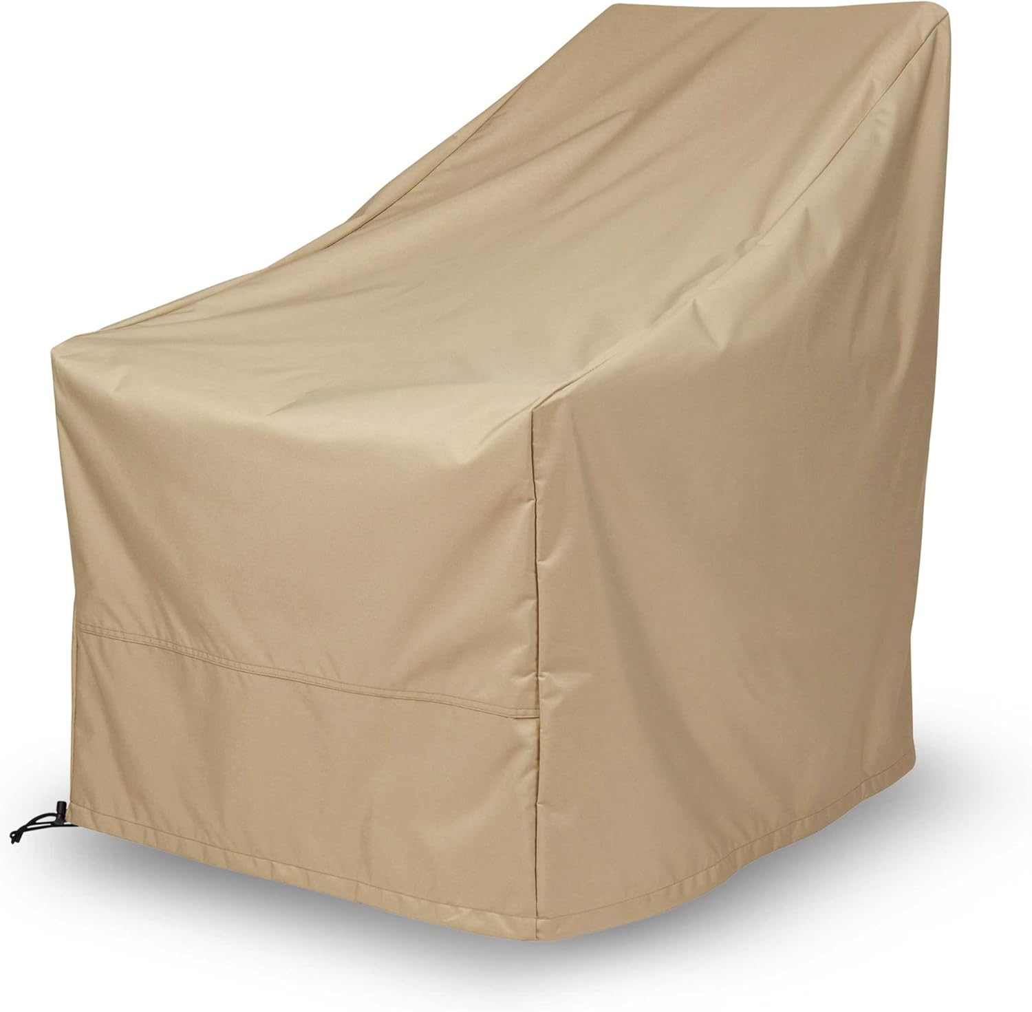 Shine Company Heavy Duty Weatherproof Waterproof Adirondack Chair Outdoor Patio Furniture Cover, Beige