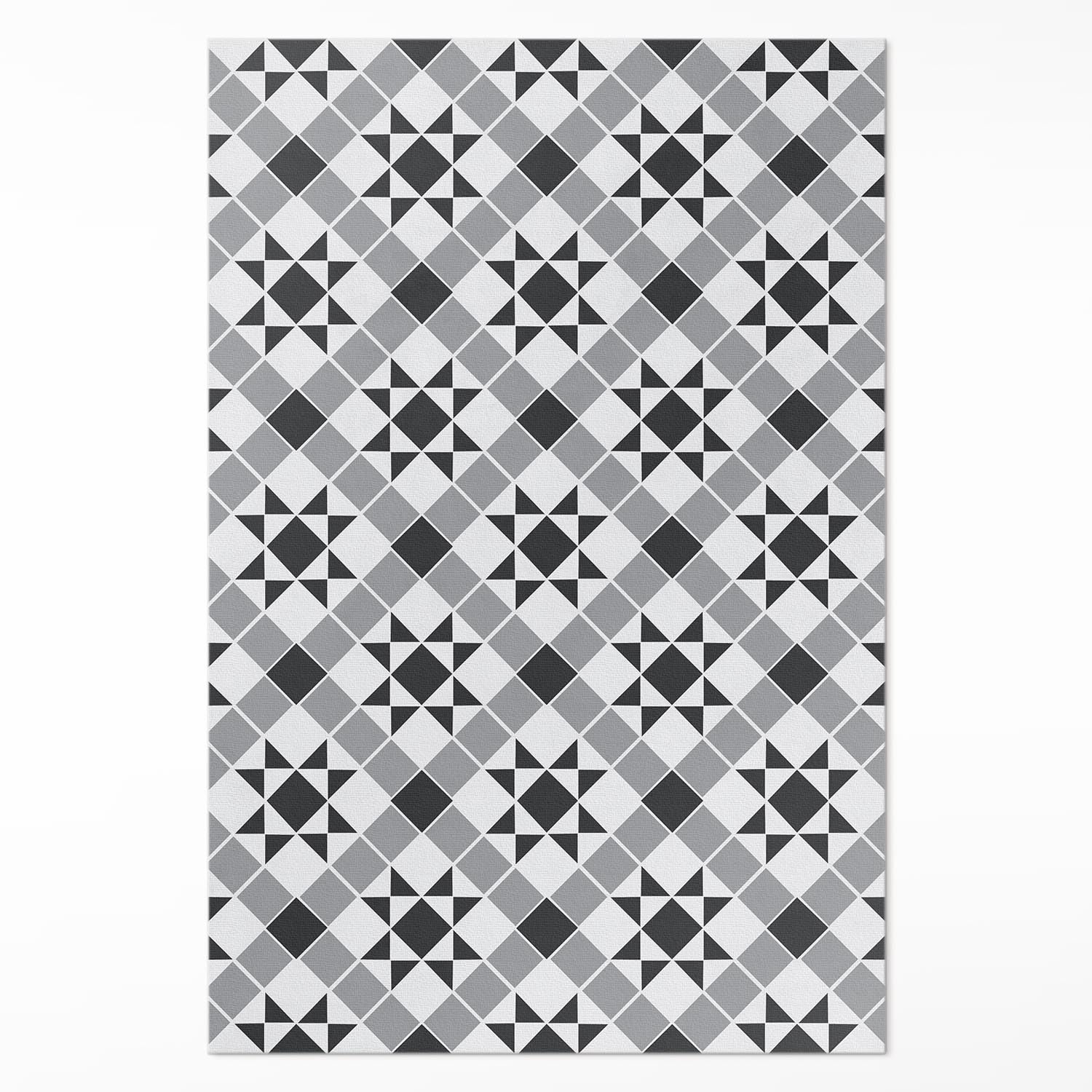 Tapis en Vinyle Résistant à la Décoloration Floorart Design Rectangle Facile à Nettoyer