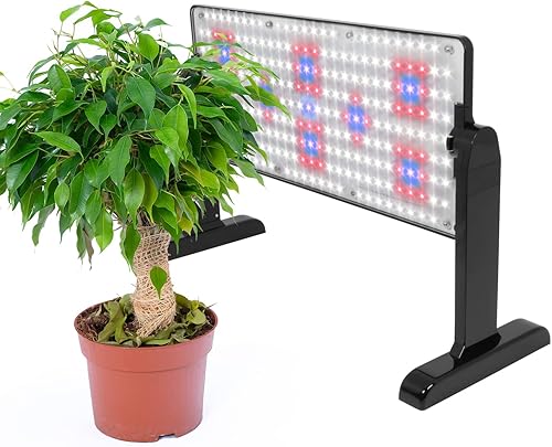 Miniatura 6 de AeroGarden Panel de luz LED de cultivo de 45 W, luz de cultivo para plantas, incluye soporte y kit para colgar, color negro