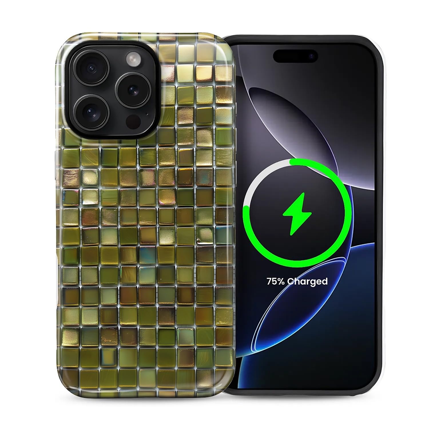Coque iPhone 15 Pro Max MagSafe antichoc silicone vert olive - 8