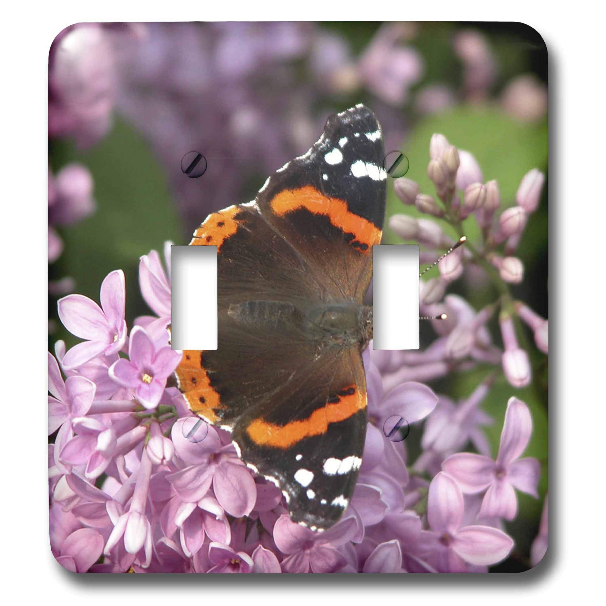 Interrupteur double à bascule fleur pour remplacer une plaque terne