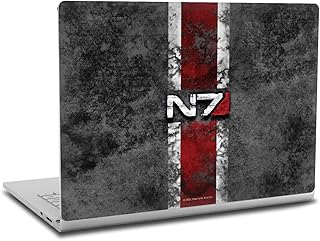 Head Case Designs Officially Licensed EA Bioware Mass Effect N7 Logo Distressed Graphics Vinyl Sticker Skin Decal Cover Compatible with Microsoft Surface Book 2