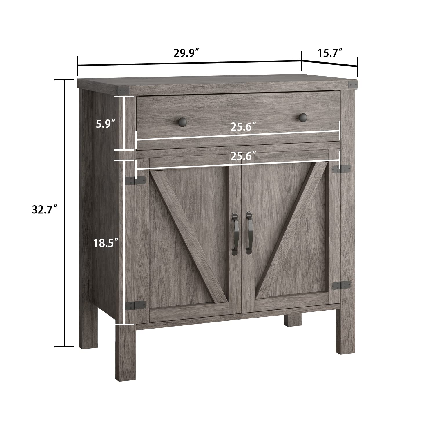 Farmhouse Buffet with Storage, Sideboard Buffet Storage