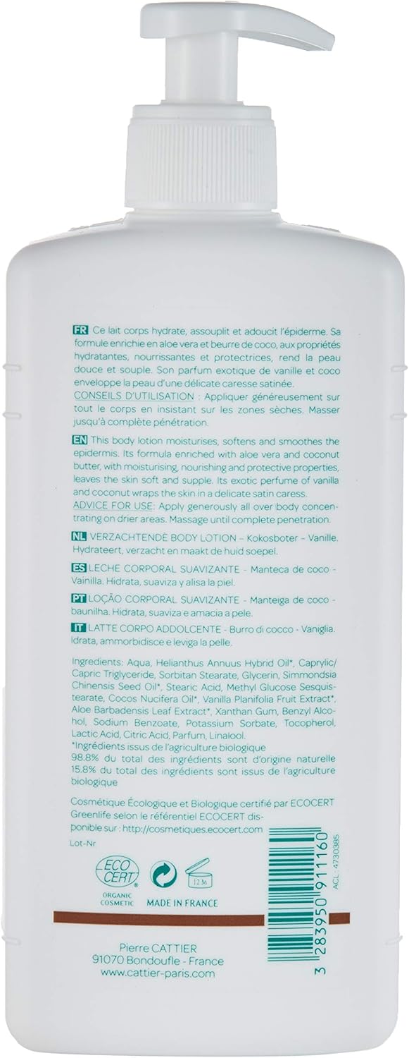 Cattier Softening Body Milk 500ml, 7.3000, 500 ml (Pack of 1) - Image 3