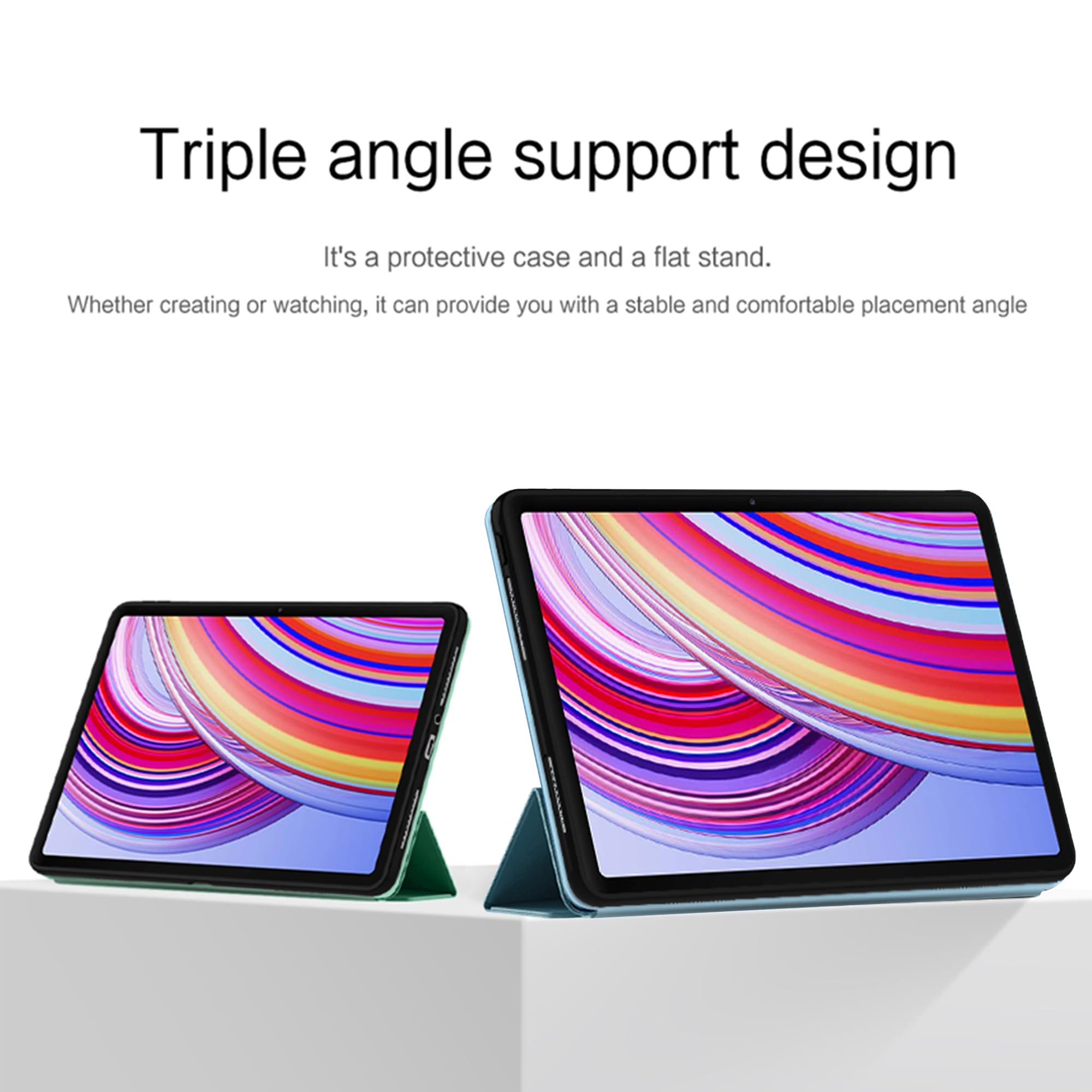 Bighan Displaybeschermfolie compatibel met Xiaomi Redmi Pad 2 11 inch, set van 2 displaybeschermfolie van gehard glas met een hardheidsgraad van 9H, transparante folie zonder luchtbellen