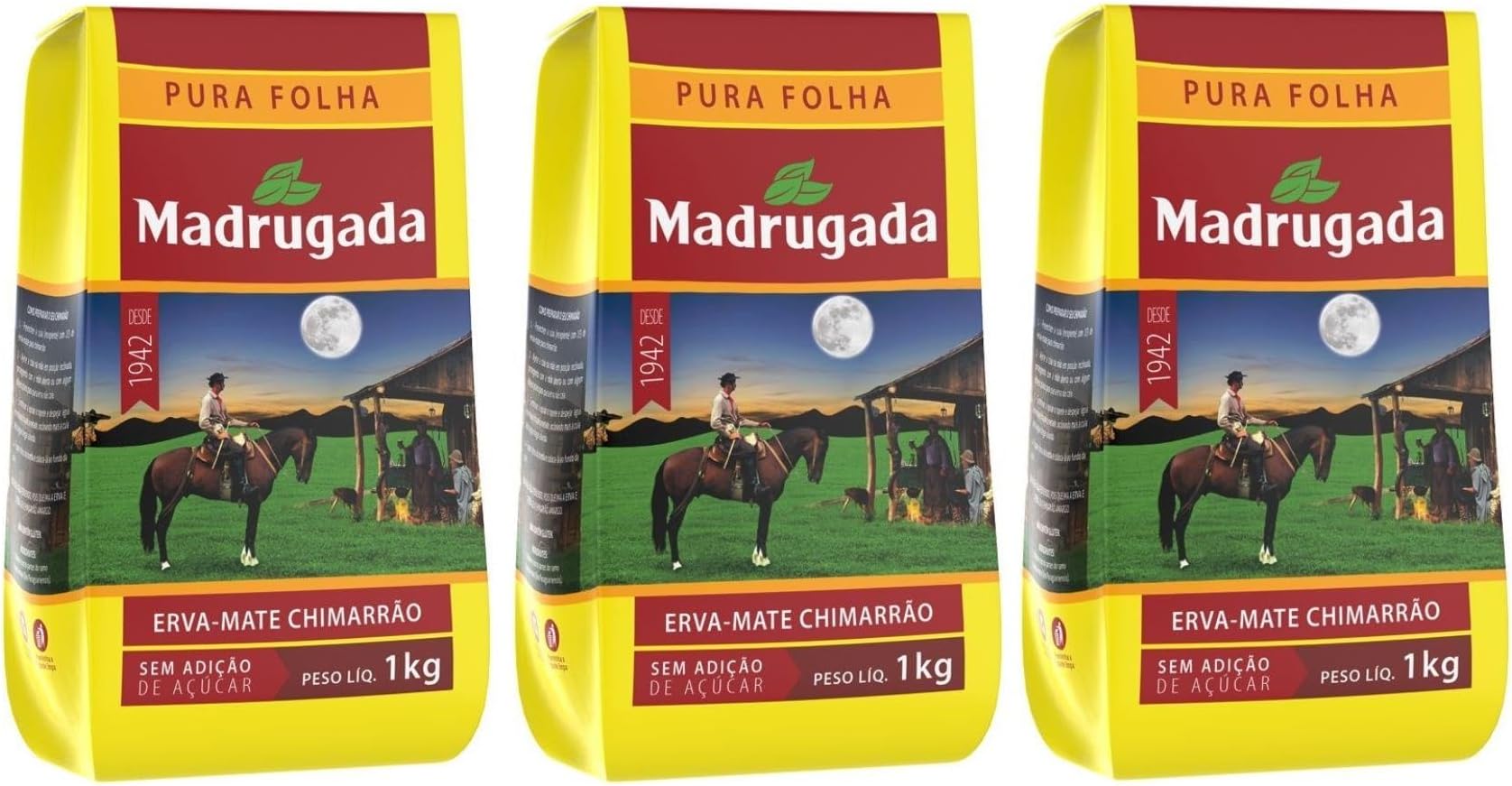 Erva Mate Madrugada Pura Folha 1kg