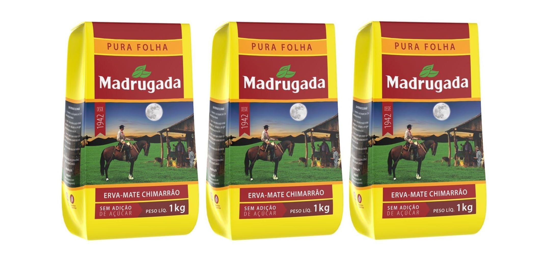 Erva Mate Madrugada Pura Folha 1kg