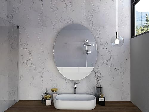 Ortega Oval Bathroom Mirror Clear