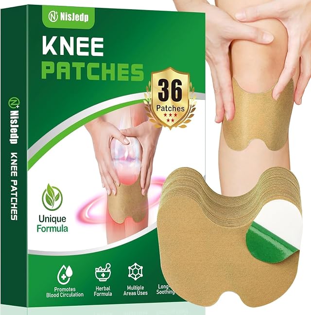 Pain Relief Patches 36 Pcs Knee Pain Relief Wormwood Relieving 12 Hour Long Lasting Relief of Joint Pains