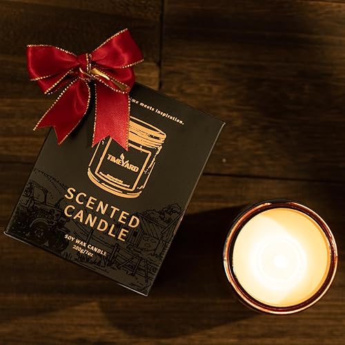 Miniatura 4 de TIMEYARD Vela perfumada de calabaza, vela de regalo para hombres y mujeres, moderna vela en tarro de Halloween para el hogar, velas de soja