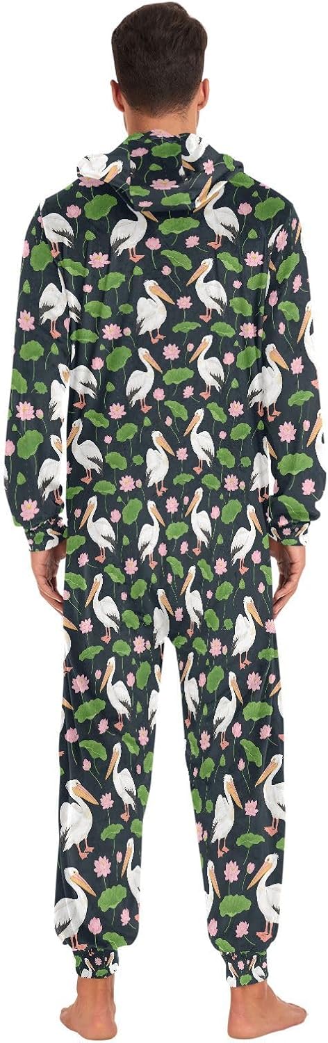 QUGRL Onesies Adult Pajamas Costume for Women Men Unisex Cosplay Sleepwear Homewear Suit Winter S-XL