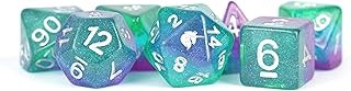 Unicorn Resin Poly Dice Set: Aurora (7)