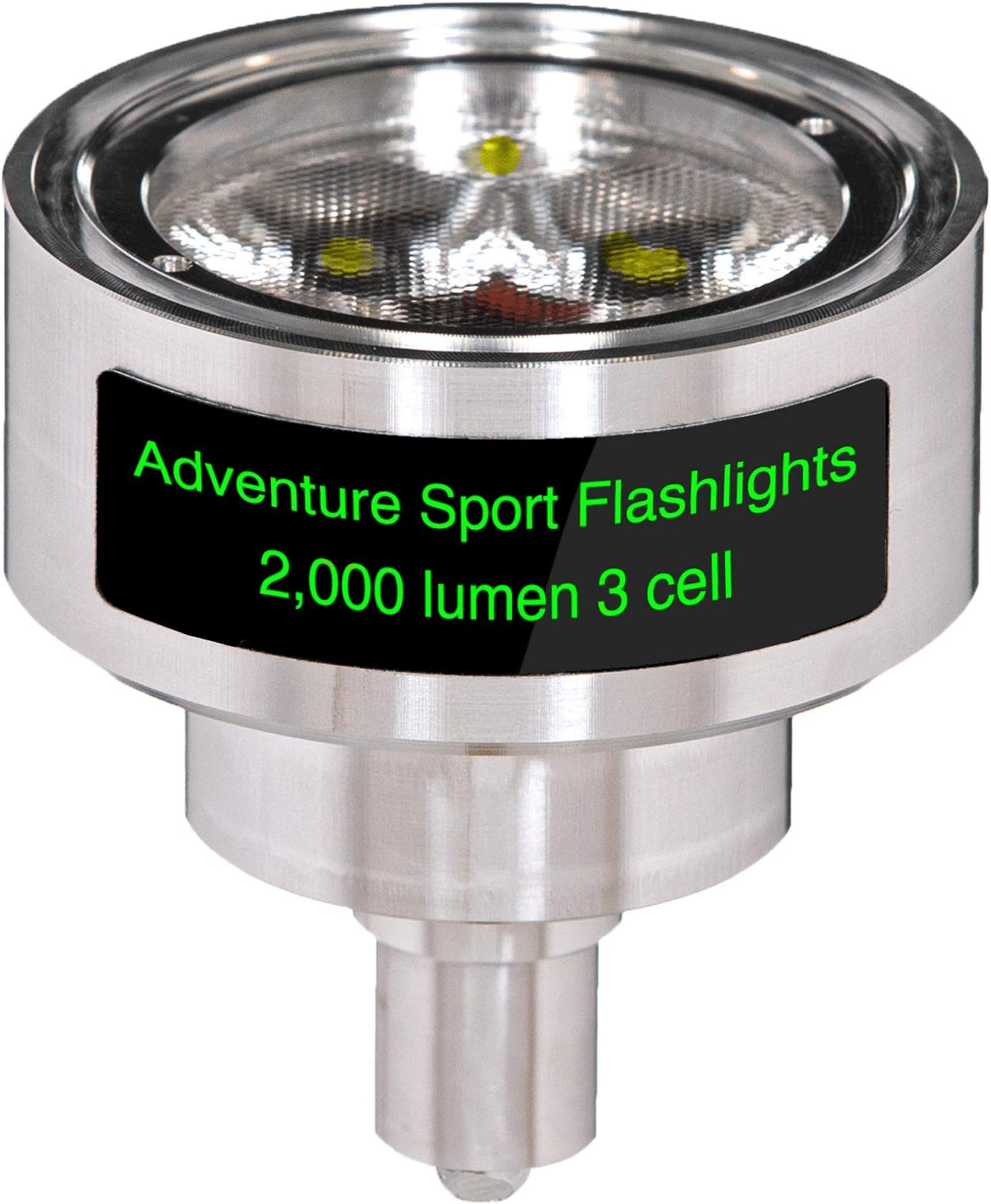 LED Conversion Kit for Maglite Flashlight - 2000 lumen for 3 D Cell - High Power Upgrade for Maglight with Cree XPLHI Emitters