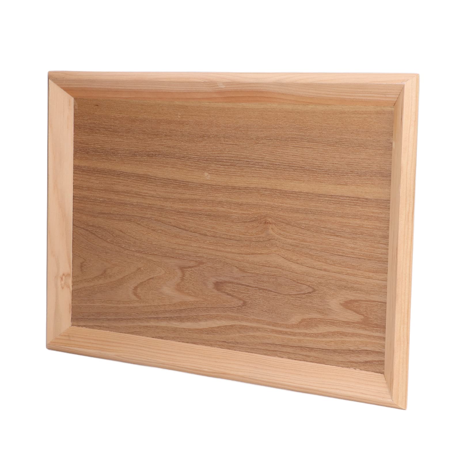 Wooden Serving Tray Butler Serving Tray, Simple Elegant Afternoon Tea Coffee Tray for Serving Appetizers, Snacks, and Desserts, Creating Charcuterie Trays, Sorting Puzzle Pieces,(Large 40.5 * 30.5cm)