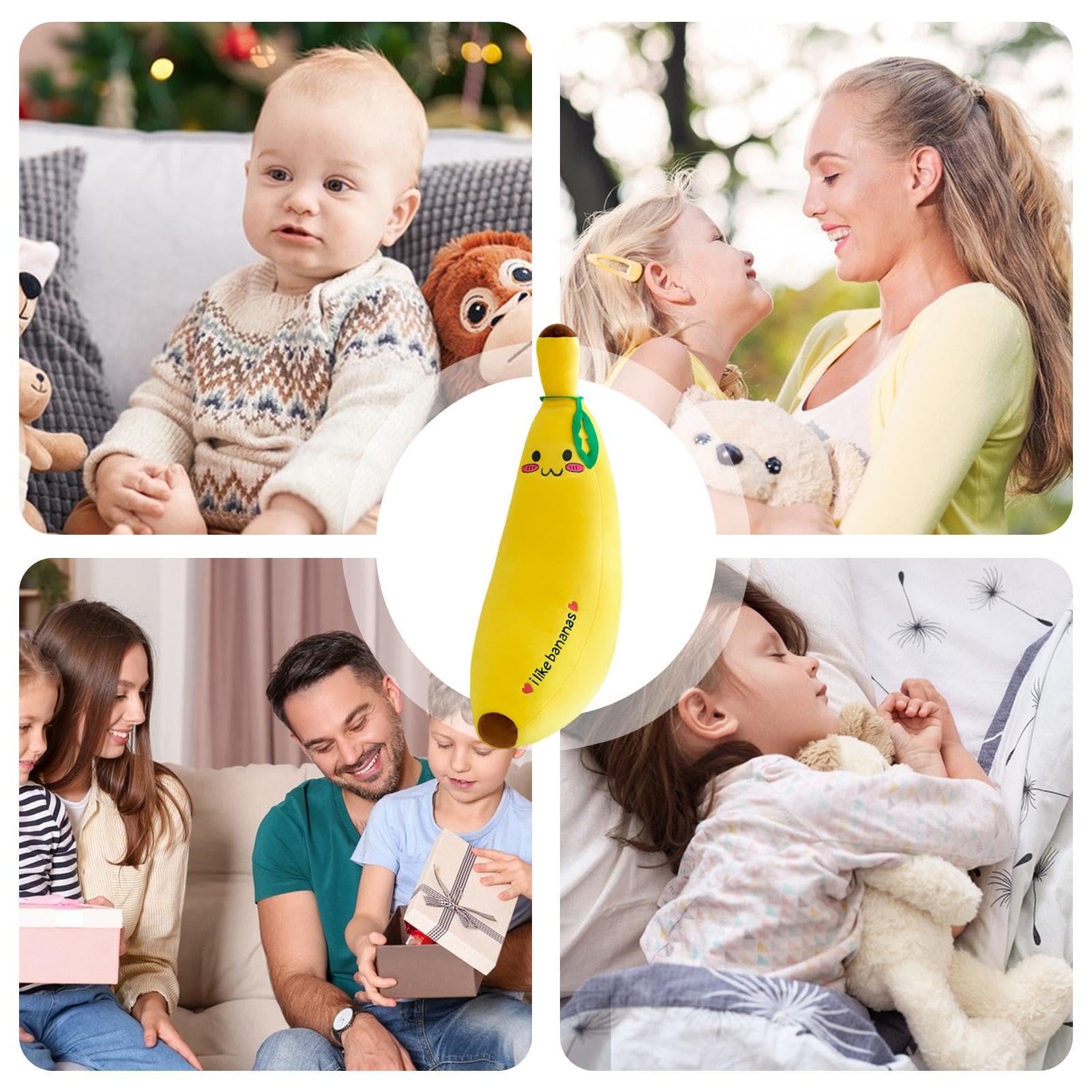 Genérico Lindo de Frutas para niños, de Almohada de Peluche de Frutas Blandas | Peluche de plátano Relleno y Lavable - Almohadas de Felpa para abrazar, Almohada de Peluche, su Genérico Lindo de Frutas para niños, de Almohada de Peluche de Frutas Blandas | Peluche de plátano Relleno y Lavable - Almohadas de Felpa para abrazar, Almohada de Peluche, su