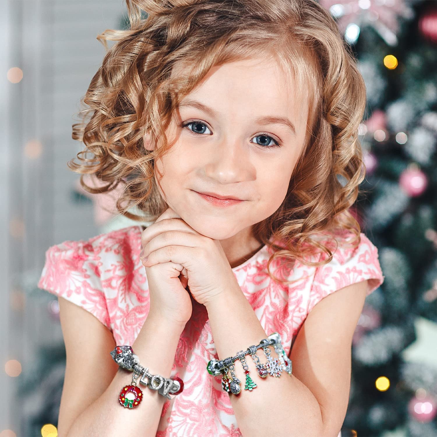 amazon-com-moneyn-24-days-countdown-calendar-diy-christmas-advent-calendar-bracelets-set-kids-girls-diy-xmas-bracelet-making-kit-gift-with-22-charm-beads-2-bracelets-christmas-holiday-favors-gifts-angel