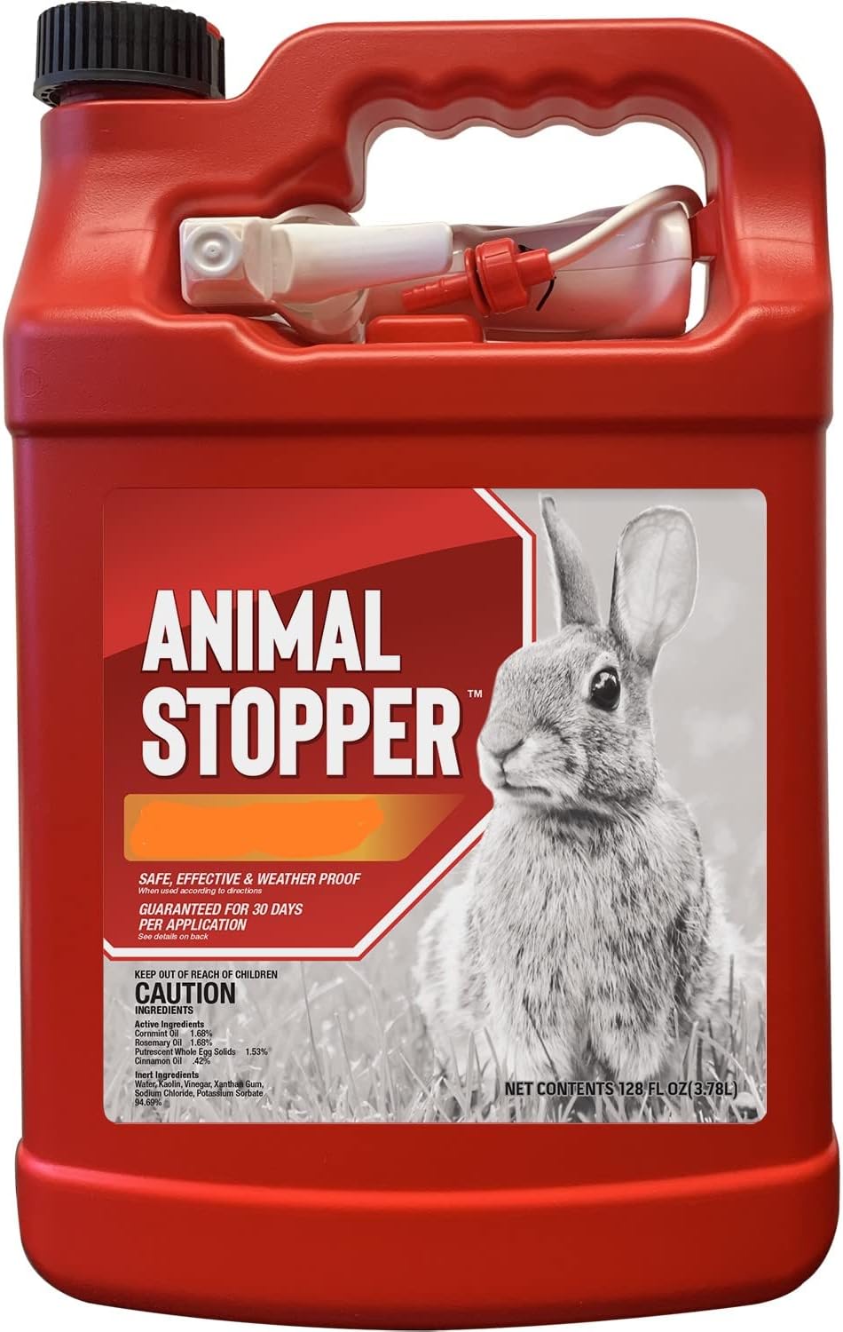 Animal Stopper Liquid Animal Stopper 1 Gallon Ready to UseRepellent All Natural Effective All Year Round Safe for People and Pets No Harsh Chemicals Garden Animal Repellent Ready to Use
