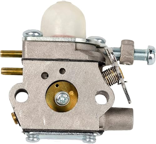 Miniatura 5 de HIFROM Carburador con 2 bombillas de cebador compatible con Troy-Bilt TB80EC TB32EC YM21CS TB21EC TB22EC TB2040XP - Cuerda de recortadora Wacker #