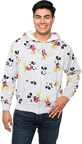 Miniatura 6 de Disney Sudadera con capucha y cremallera para mujer con estampado de Mickey Mouse