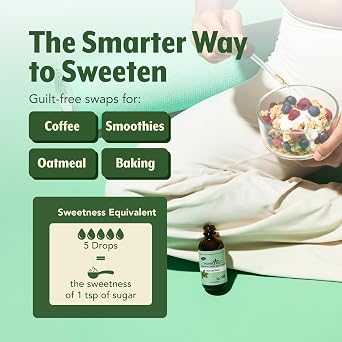 SweetLeaf Stevia Drops Liquid Sweetener, SteviaClear - 2 Fl Oz, Pack of 1