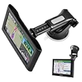 GPS Suction Cup Mount for Garmin [Quick Extension Arm], Replacement GPS Dash Ball Mount Dashboard Windshield Car Holder for Garmin Nuvi Dezl Drive Drivesmart Zumo Driveassist DriveLuxe RV