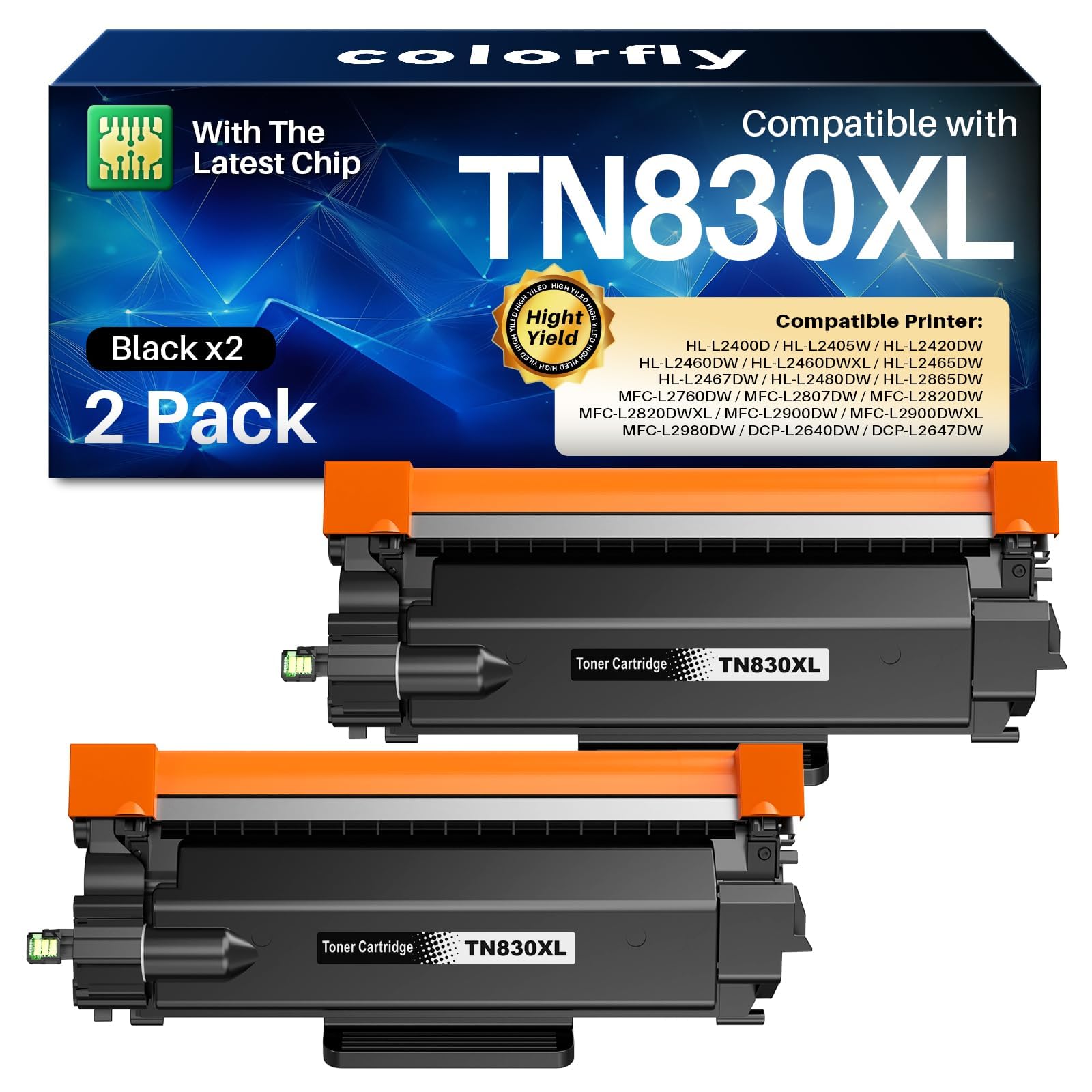 Amazon.com: TN830XL TN830 XL/V/R Toner Cartridge for Brother DCP
