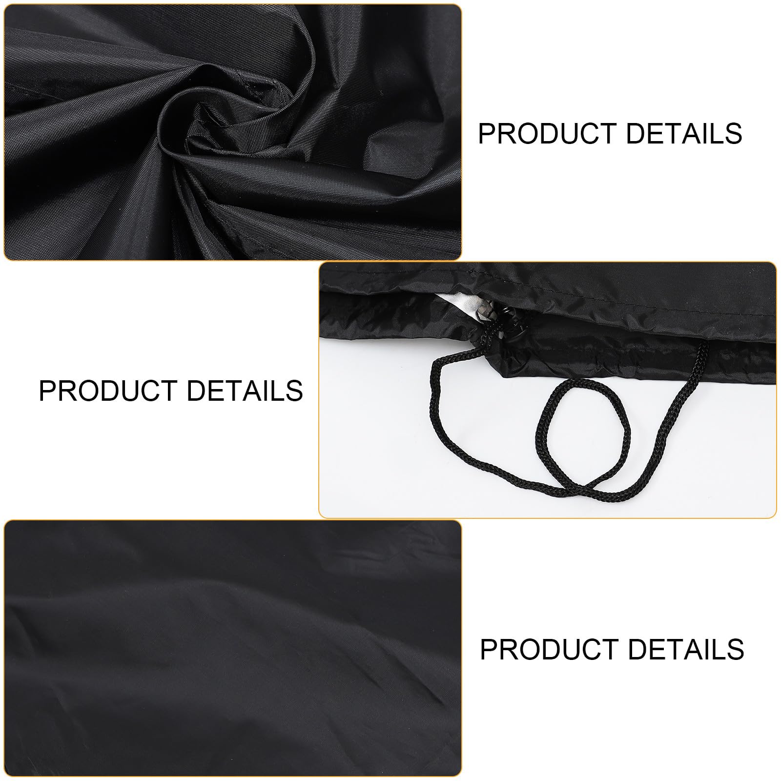 Funda impermeable para barbacoa de poliéster 190T, 145 x 61 x 117 cm, protección UV y lluvia, resistente al viento, cubierta para parrilla al aire libre, accesorio de jardín, protector de barbacoa