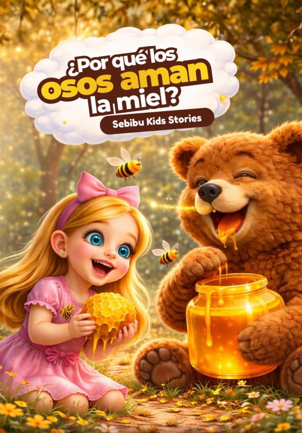 ¿Por qué los osos aman la miel?: Un cuento educativo sobre los osos, las abejas y la naturaleza