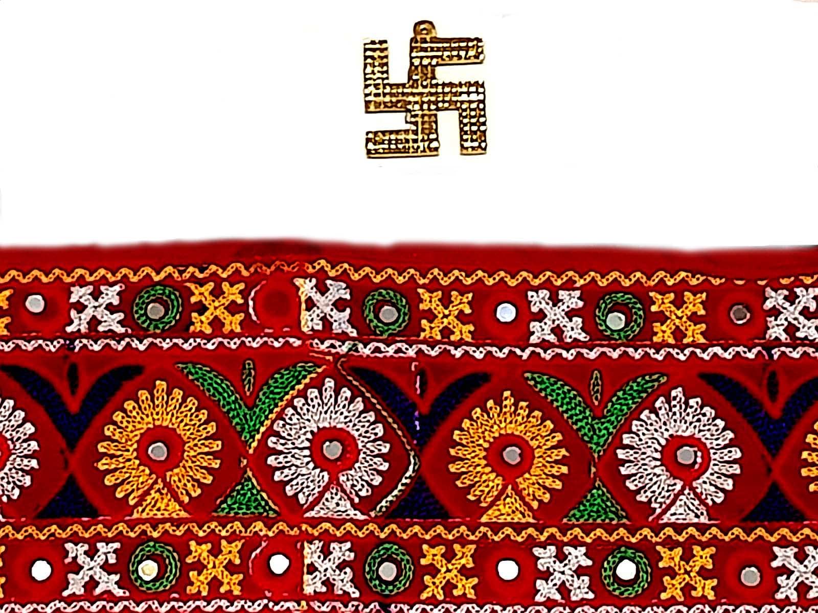 Denique Metal Indian Traditional Swastik Pyramid Vastu Yantra for Energy and Positive Vibrations-2 Inches,Gold Color,1 Pieace 3