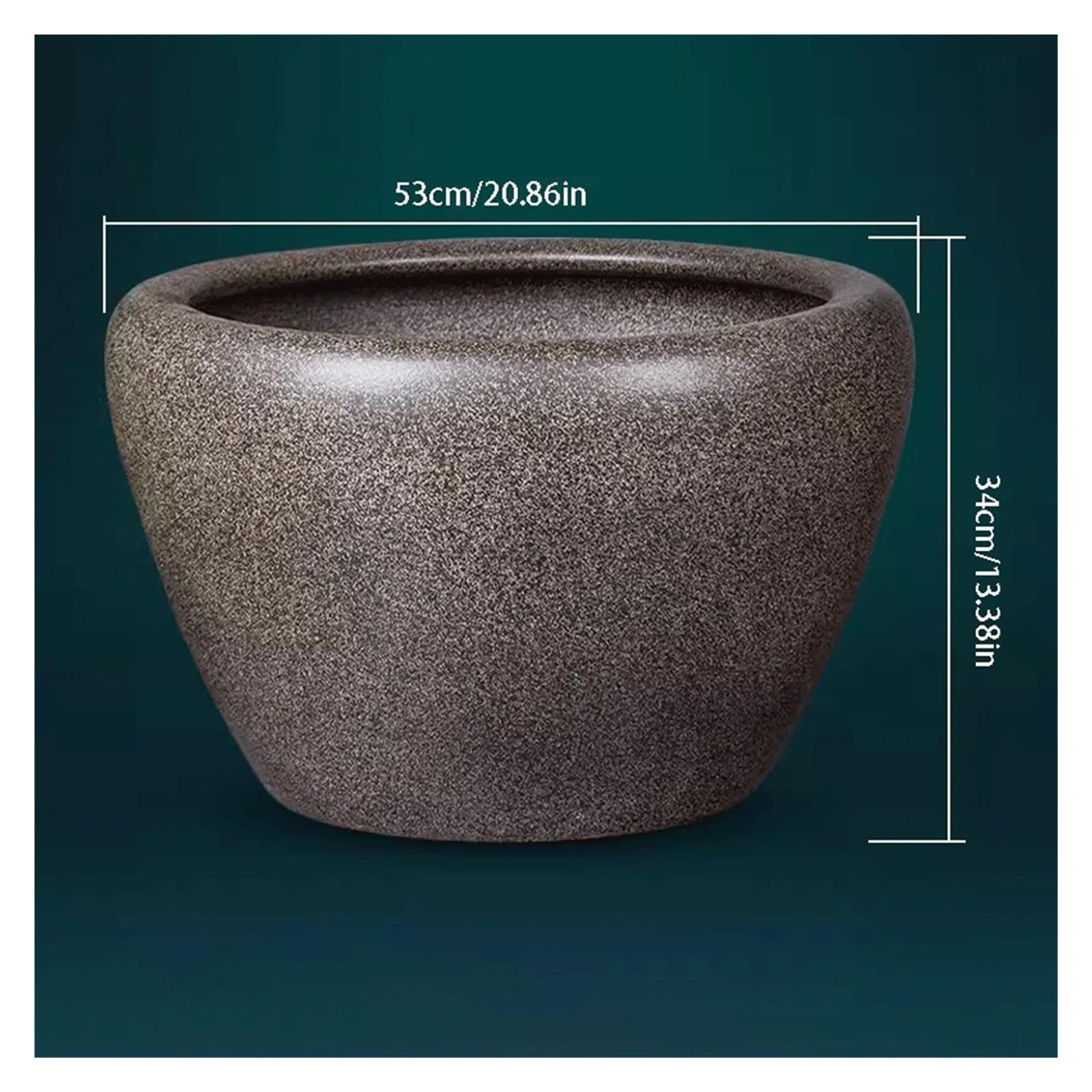 Akwarium ceramiczne akwarium złota rybka zbiornik lilia wodna umywalka lotos zbiornik żółw duży zbiornik na wodę umywalka salon dekoracje mały zbiornik na ryby (M)