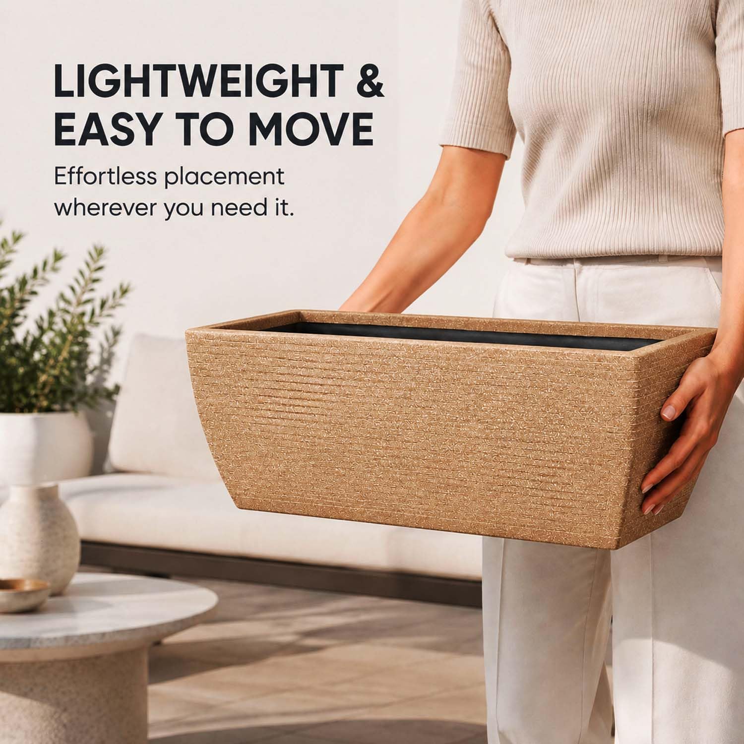 Go Hooked Leios Planter - Modern Outdoor & Indoor -8